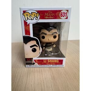 Funko Pop 631 Mulan Li Shang Vinyl Figure 3.75 Inches Collectible Toy